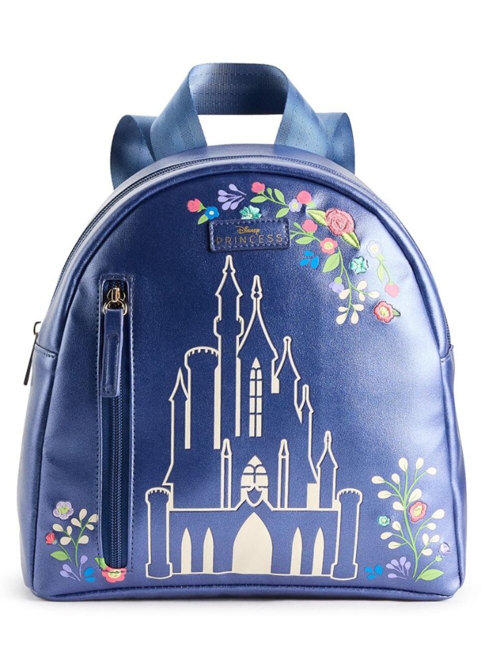 Disney Princess Castle & Flower Shimmer Mini Backpack NWT